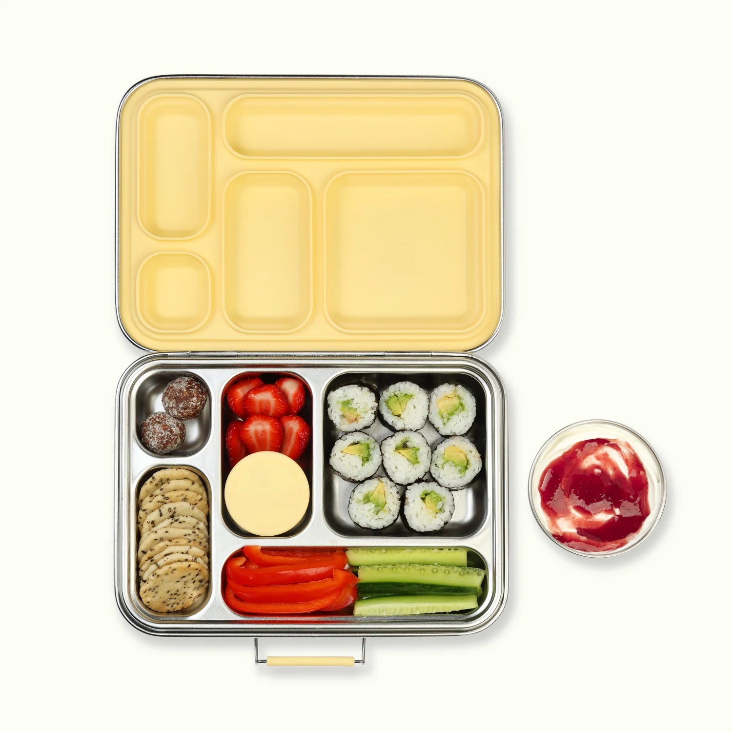 Ever Eco Stainless Steel Bento Lunch Box - Buttercup