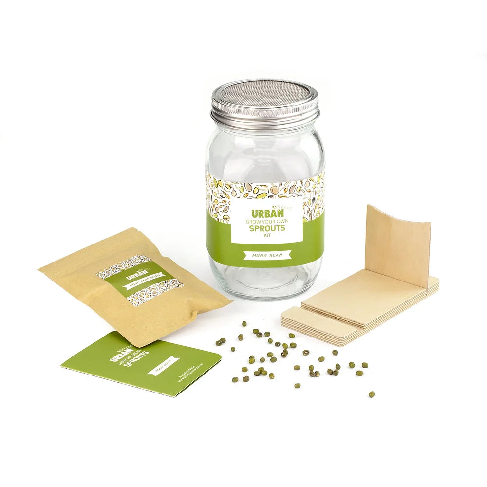 Urban Greens Sprout Jar - Mung Beans-The Living Co.