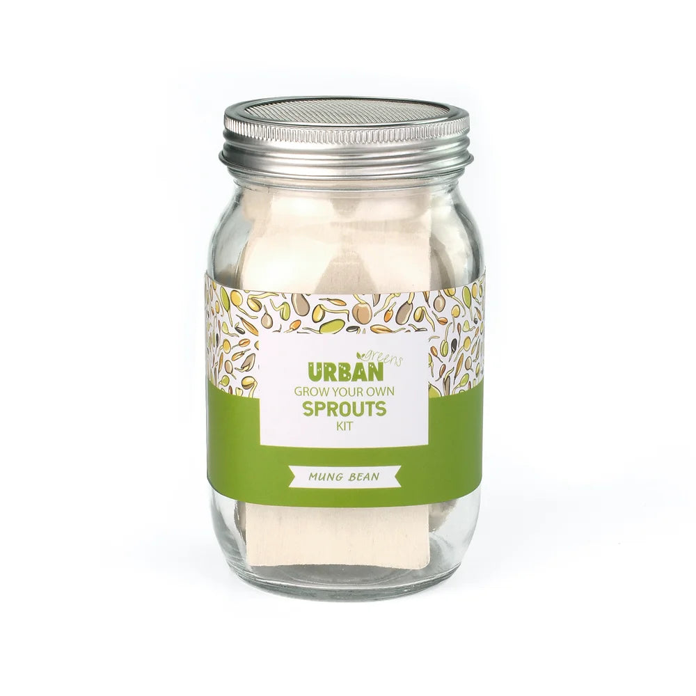 Urban Greens Sprout Jar - Mung Beans-The Living Co.