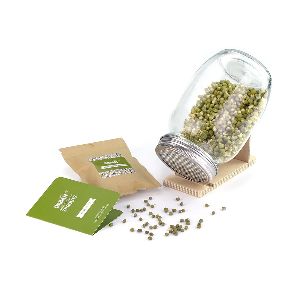 Urban Greens Sprout Jar - Mung Beans-The Living Co.