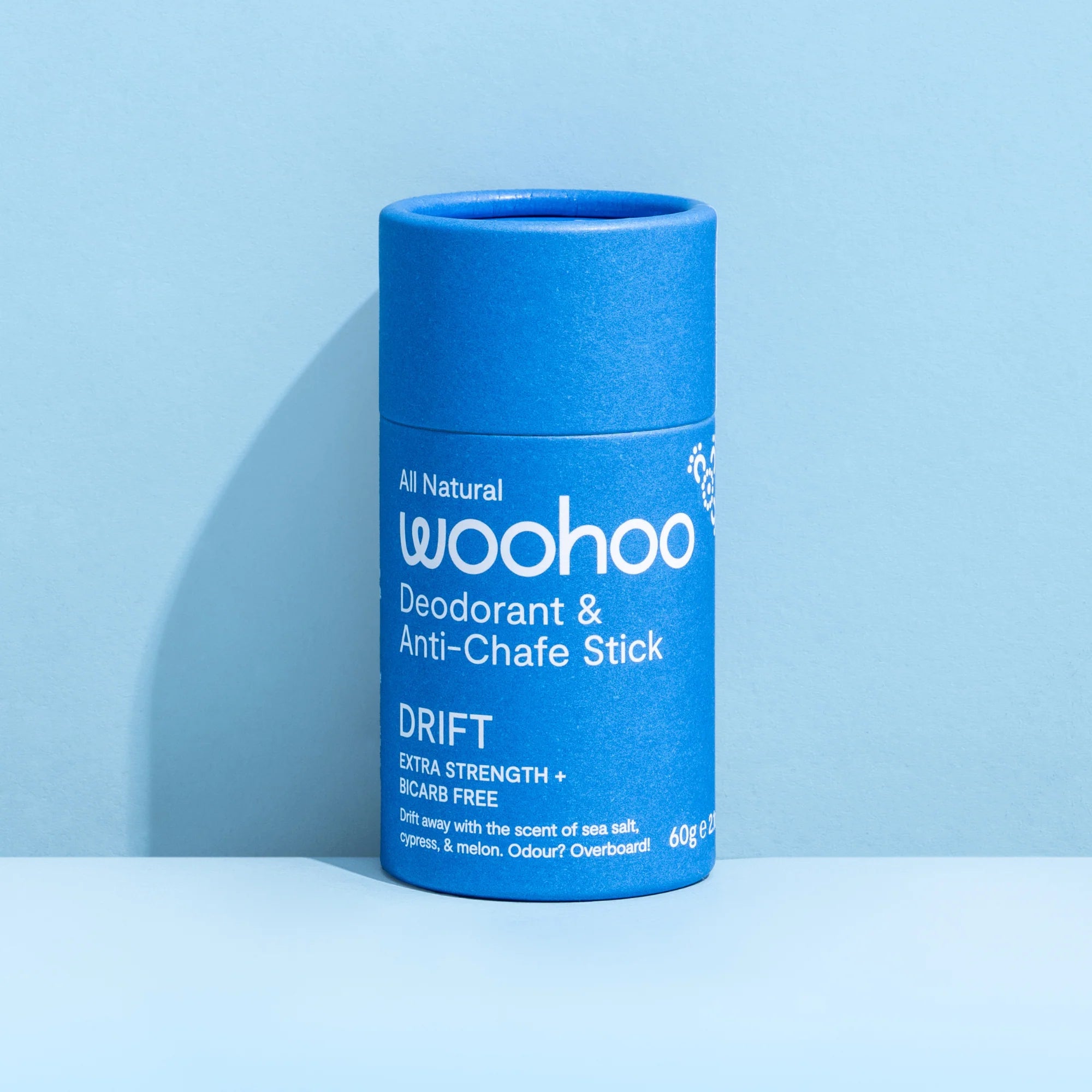 Woohoo Natural Deodorant & Anti-Chafe Stick Drift