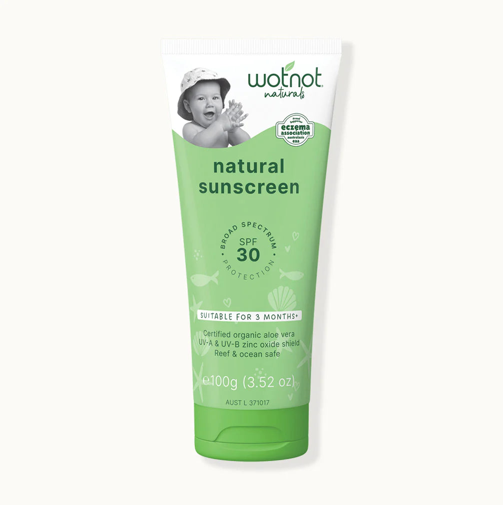 Wotnot 30 SPF Natural Baby Sunscreen-The Living Co.