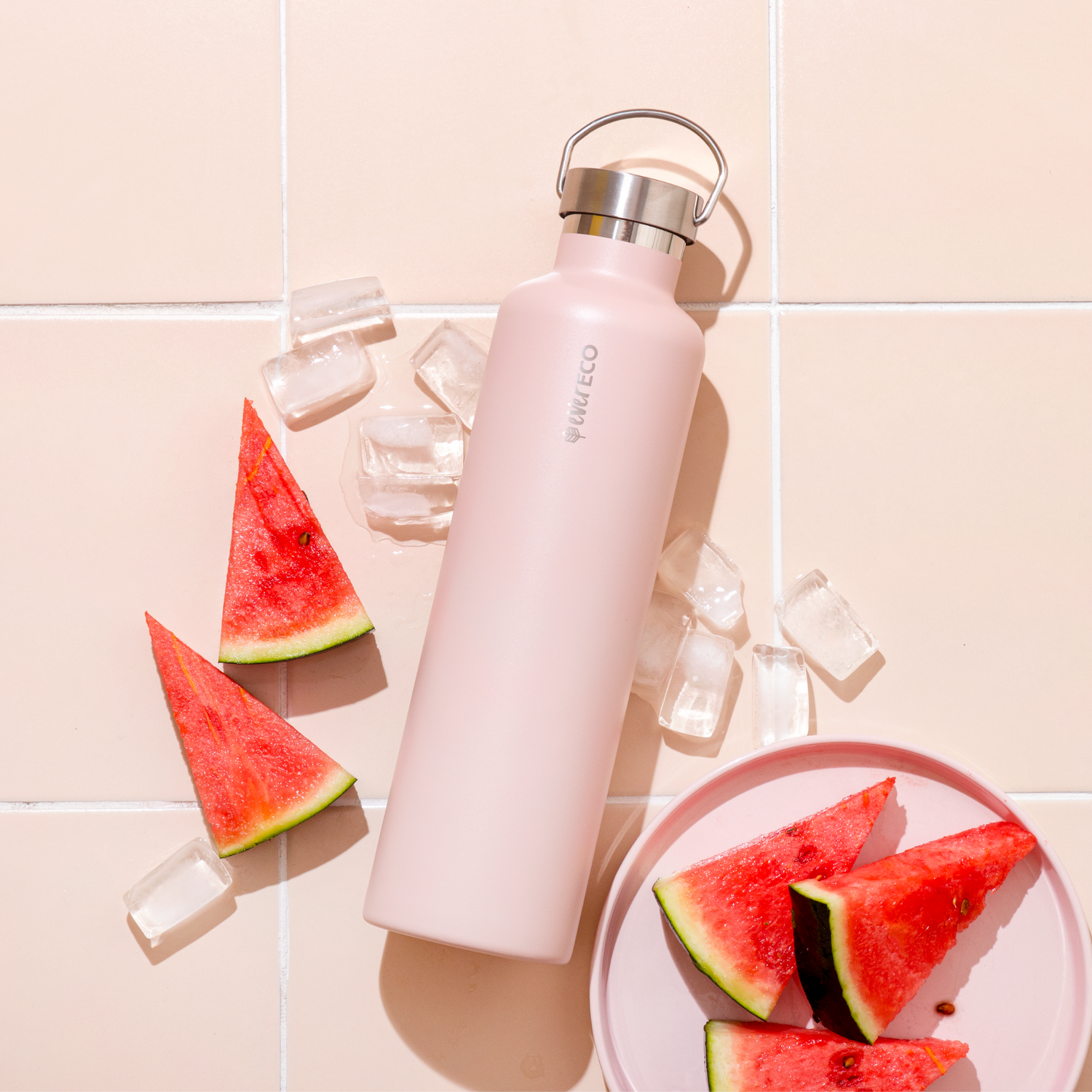 Ever Eco Insulated Stainless Steel Bottle 1L-The Living Co.
