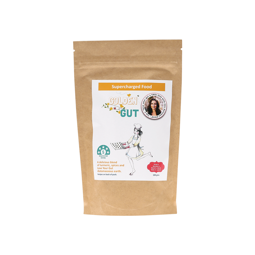 Supercharged Foods Golden Gut Powder 100g-The Living Co.