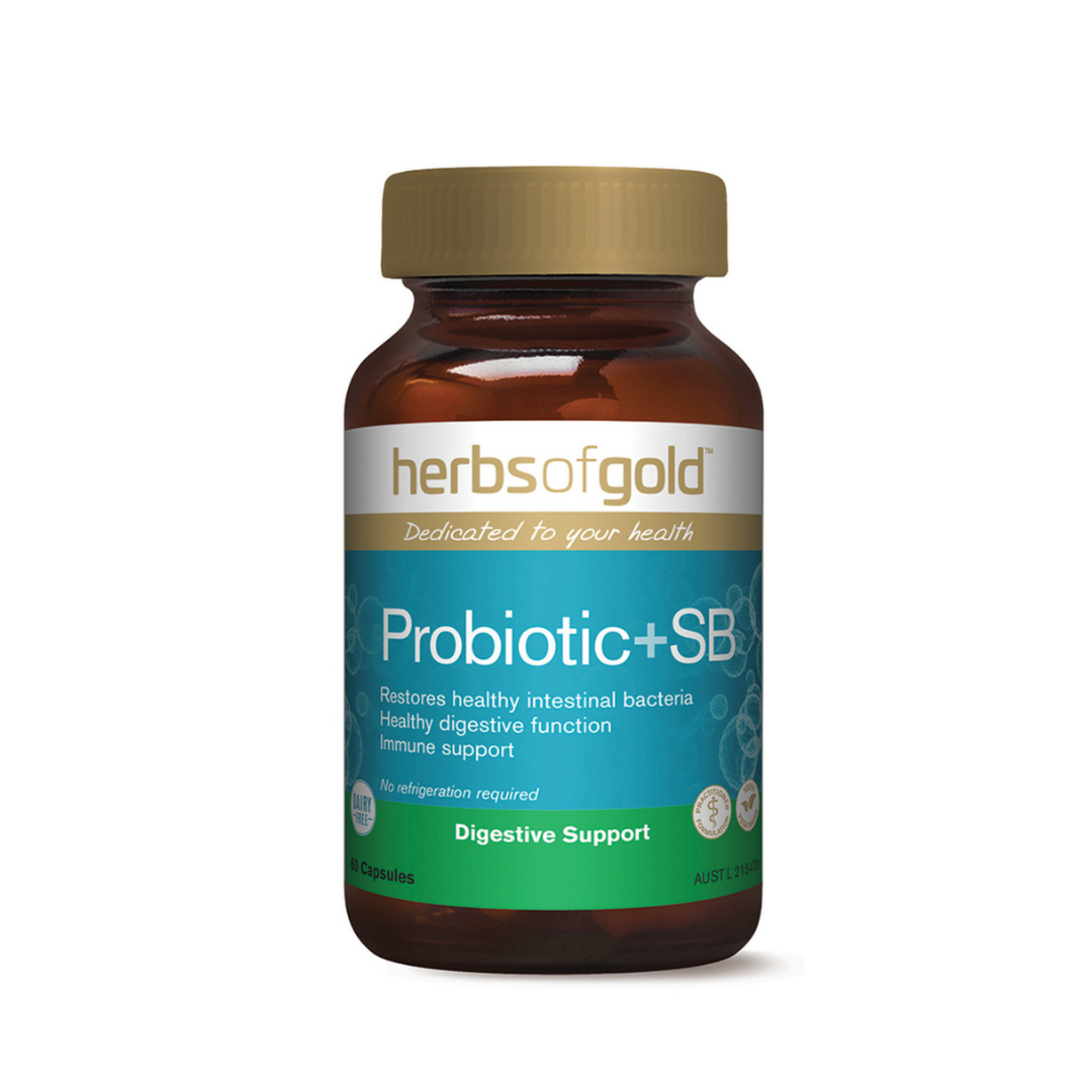 Herbs of Gold Probiotic + SB {60 Capsules}-The Living Co.