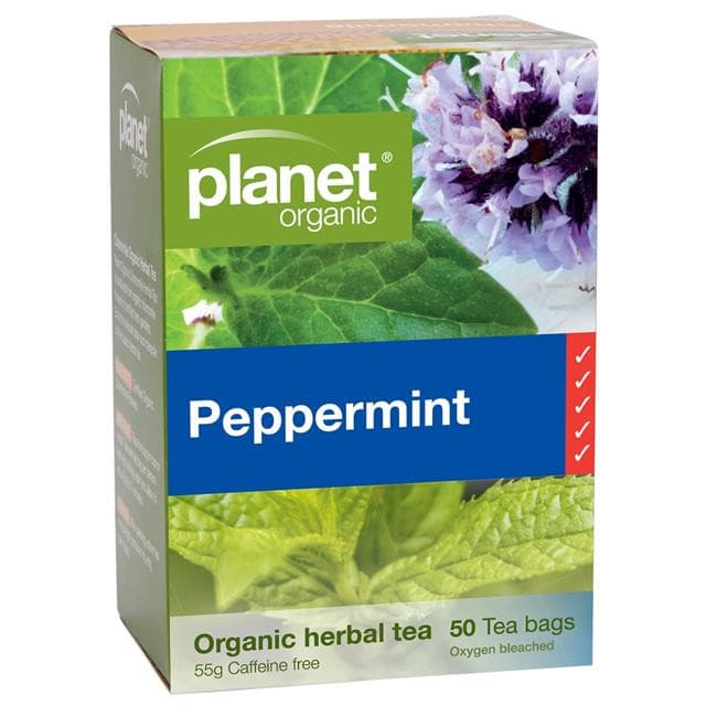 Planet Organic Peppermint Tea Bags-The Living Co.