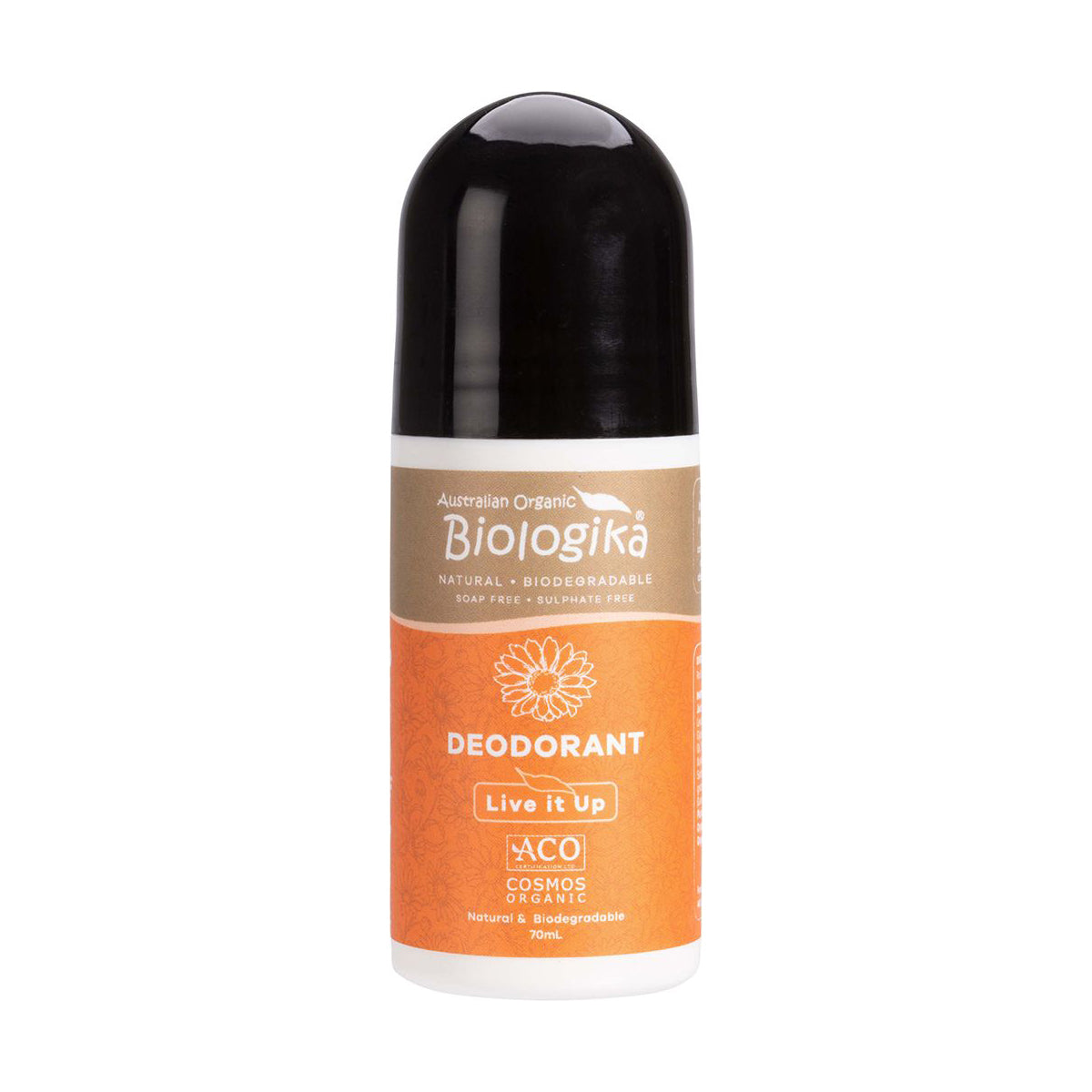 Biologika Roll-on Deodorant Live It Up 70ml-The Living Co.