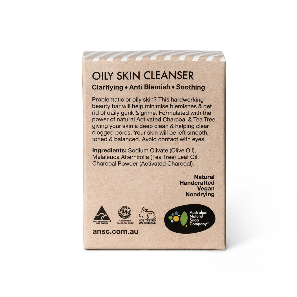 Australian Natural Soap Company Oily Skin Facial Cleanser-The Living Co.