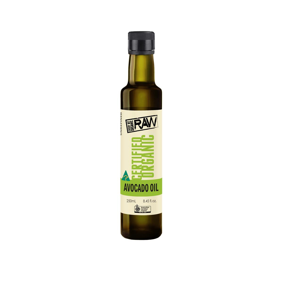 Every Bit Organic Avocado Oil Cold Pressed & Extra Virgin 250ml-The Living Co.