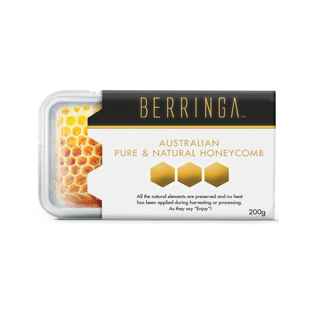 Berringa Australian Pure & Natural Honeycomb 200g-The Living Co.