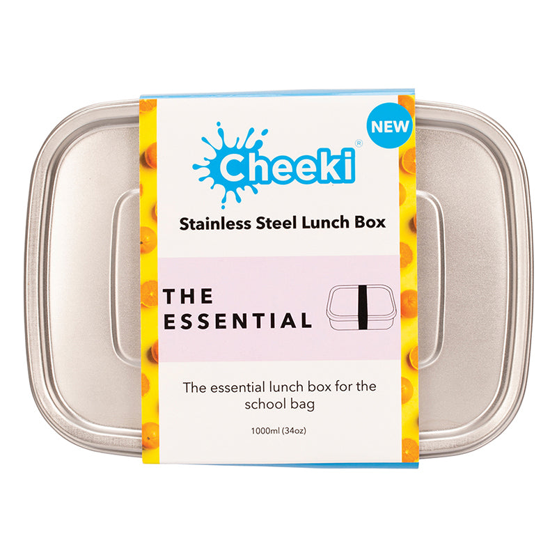 Cheeki Stainless Steel Lunch Box The Essential 1000ml-The Living Co.