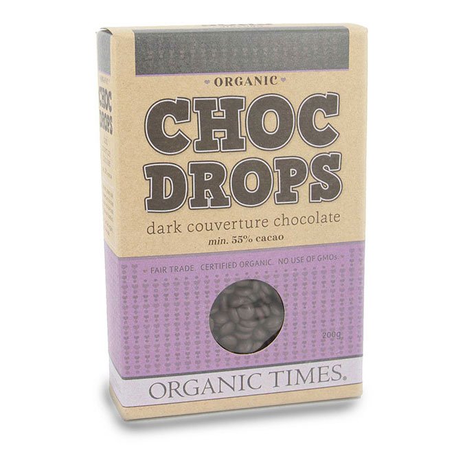 Organic Times Dark Chocolate Drops-The Living Co.