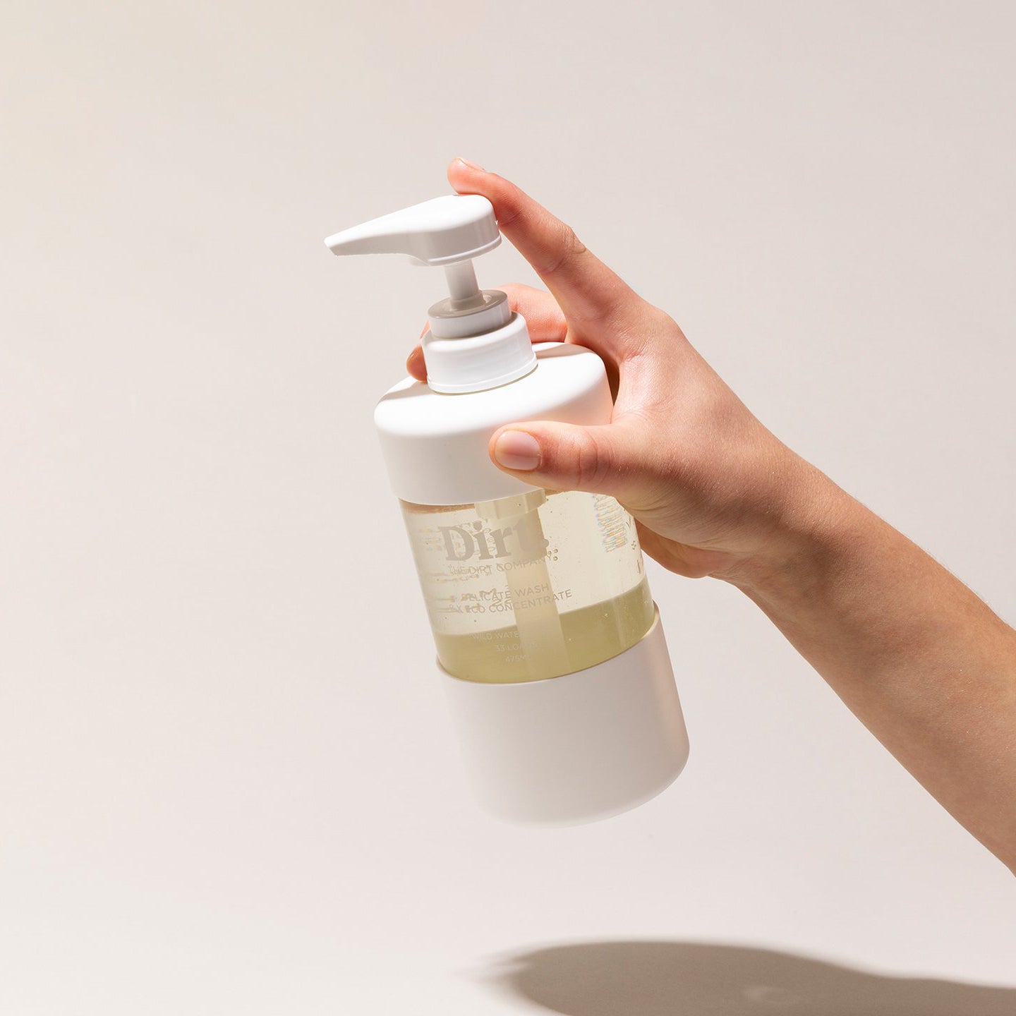 Dirt Wool and Delicate Wash Dispenser Bottle-The Living Co.