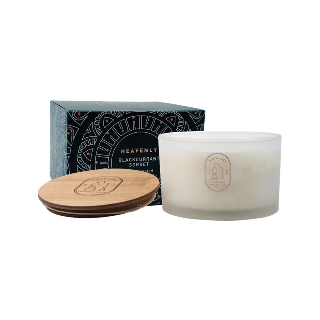 Distillery Fragrance House Soy Candle Heavenly (Blackcurrant Sorbet)-The Living Co.