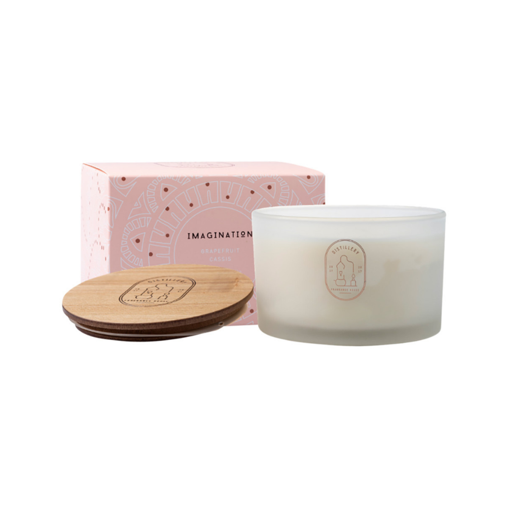 Distillery Fragrance House Soy Candle Imagination (Grapefruit Cassis)-The Living Co.