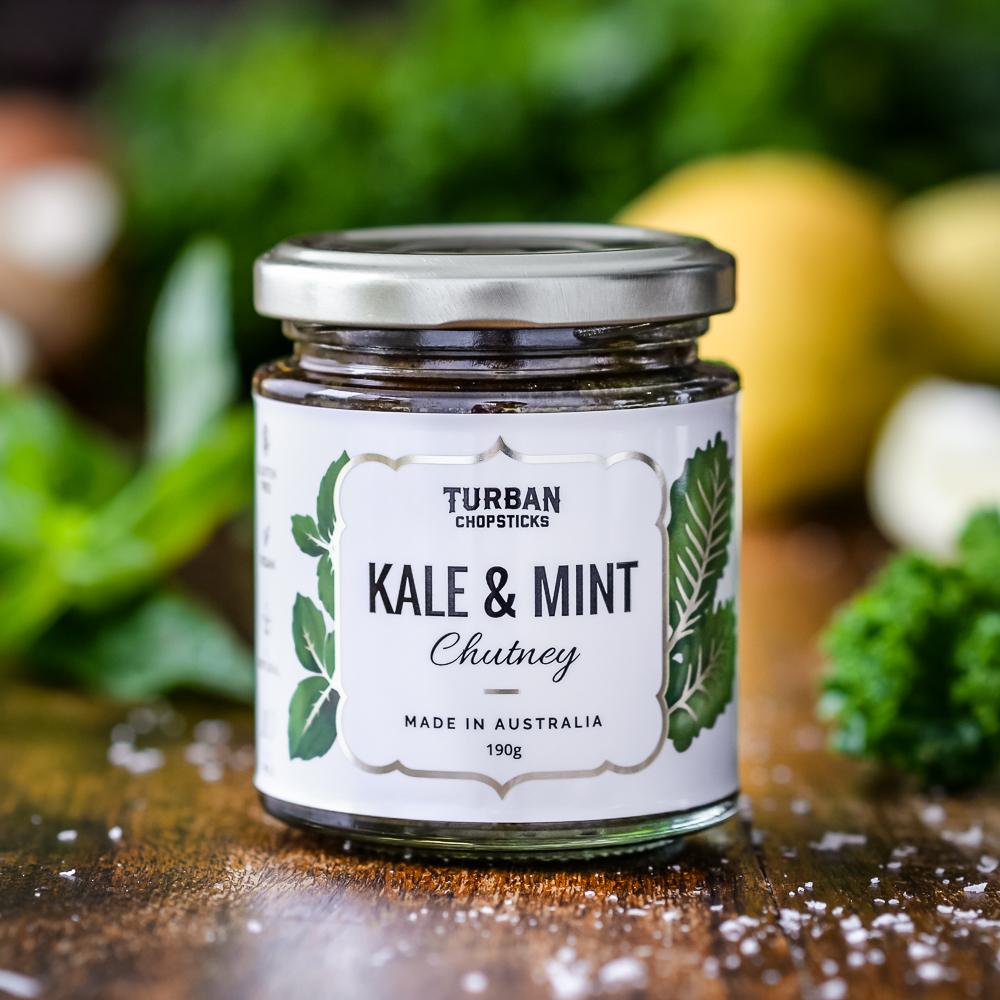 Turban Chopsticks Chutney Kale & Mint-The Living Co.