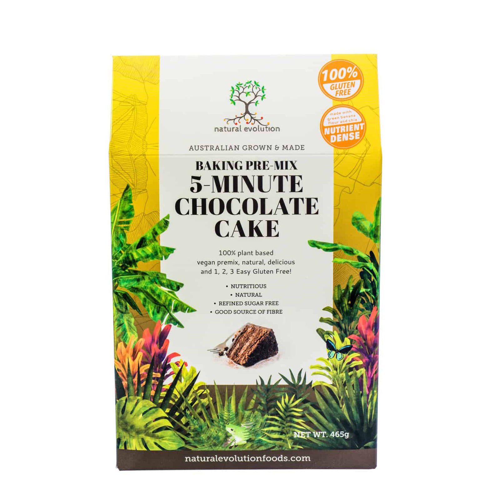 Natural Evolution 5-Minute Chocolate Cake Mix-The Living Co.