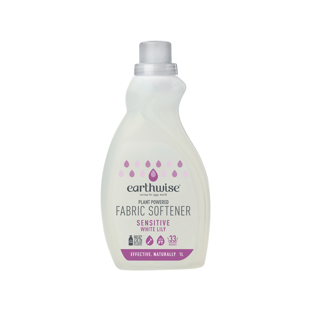 Earthwise Fabric Softener Sensitive White Lily 1L-The Living Co.