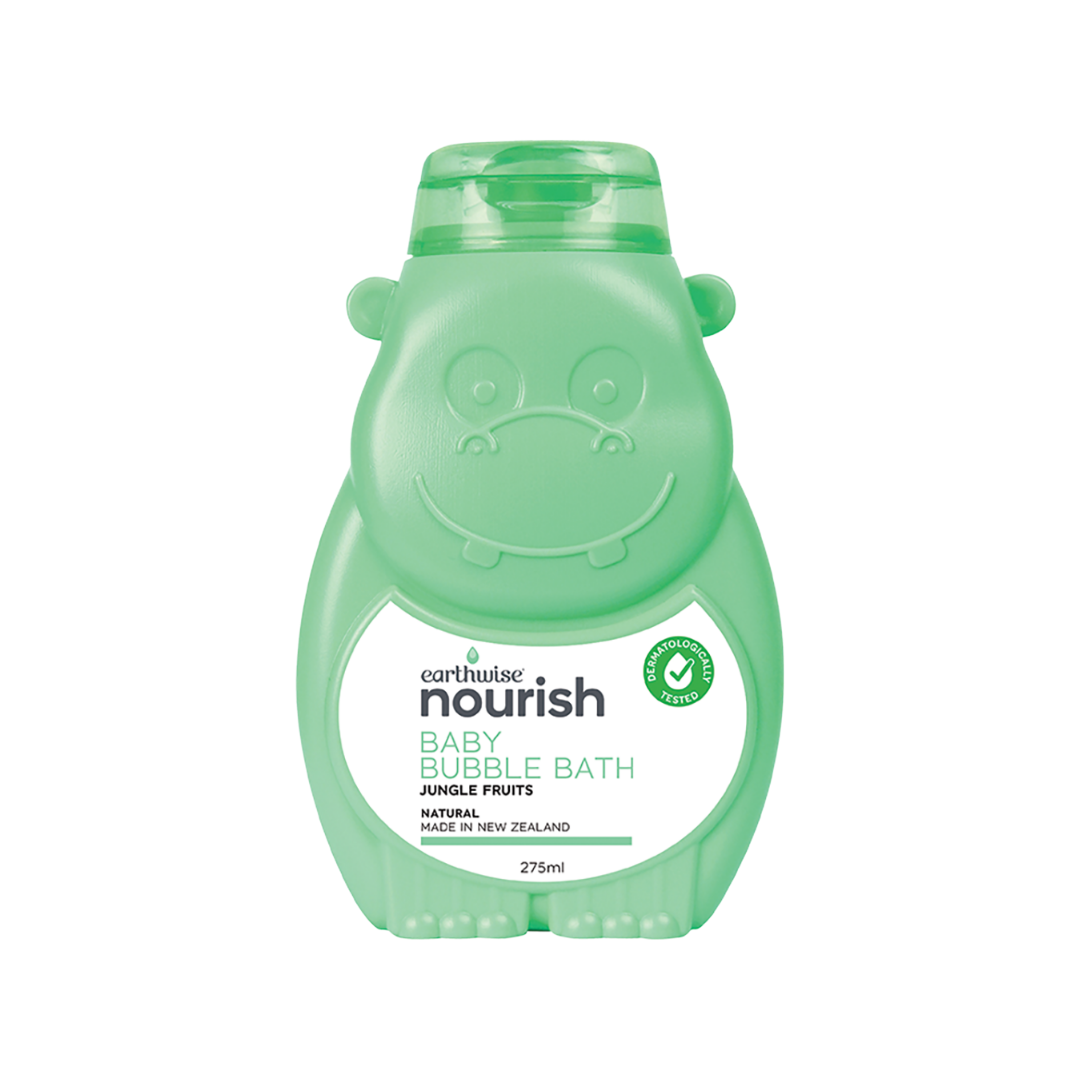 Earthwise Nourish Hippo Baby Bubble Bath 275ml-The Living Co.