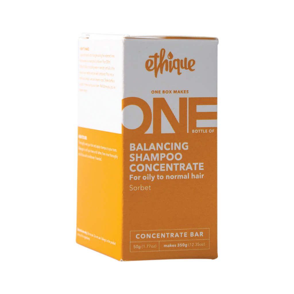 Ethique Balancing Shampoo Concentrate - balanced to oily hair (50g)-The Living Co.