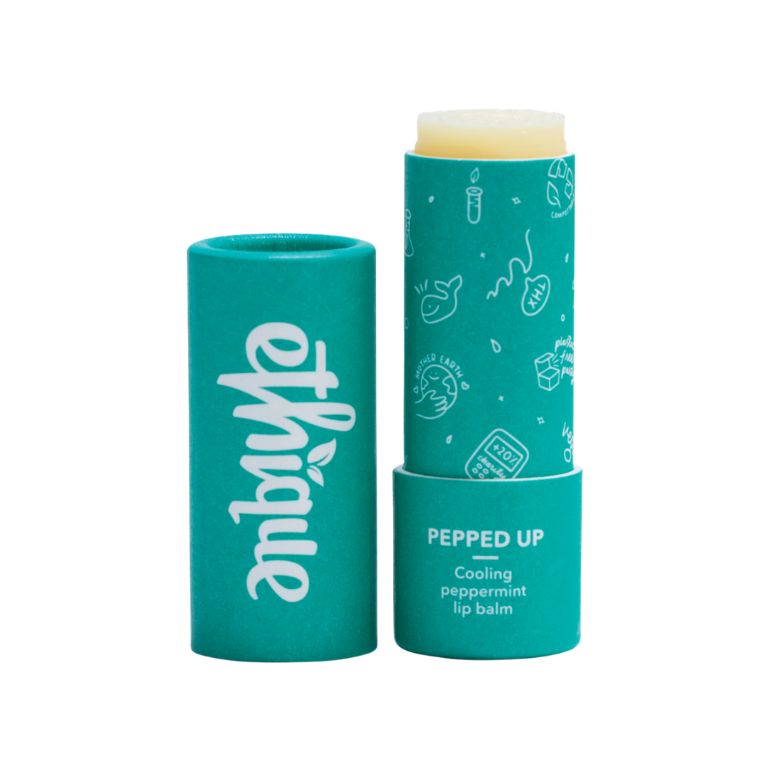 Ethique Lip Balm Pepped Up - Peppermint 9g-The Living Co.