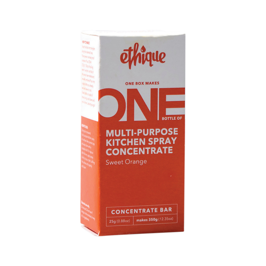 Ethique Multi-purpose Kitchen Spray Concentrate - Sweet Orange 25g-The Living Co.
