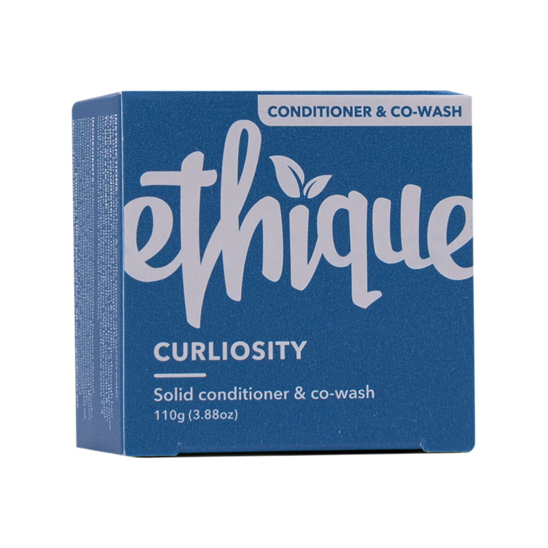 Ethique Solid Conditioner Bar & Co-wash Curliosity for Curly hair (110g)-The Living Co.