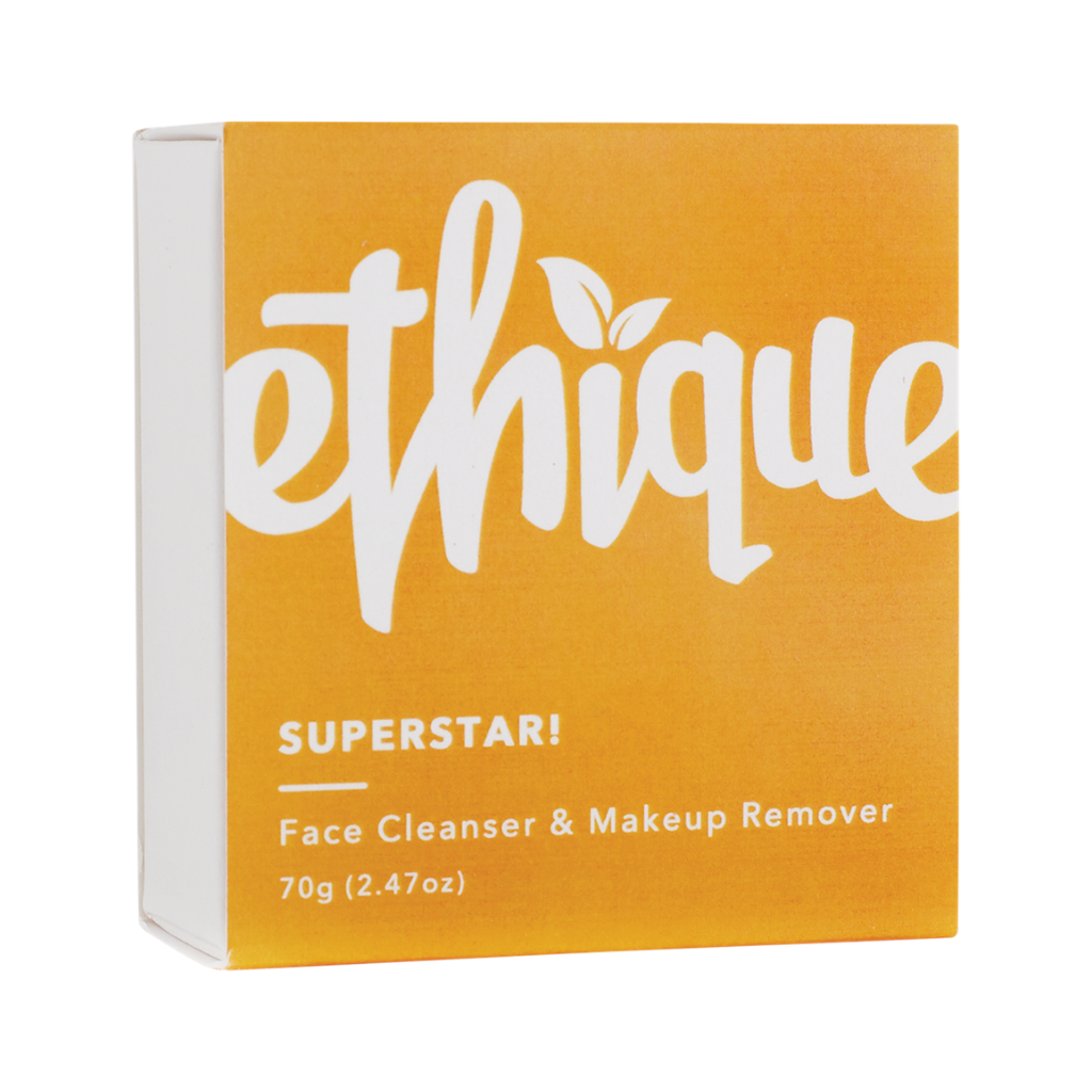 Ethique Solid Face Cleanser & Makeup Remover SuperStar! 65g-The Living Co.