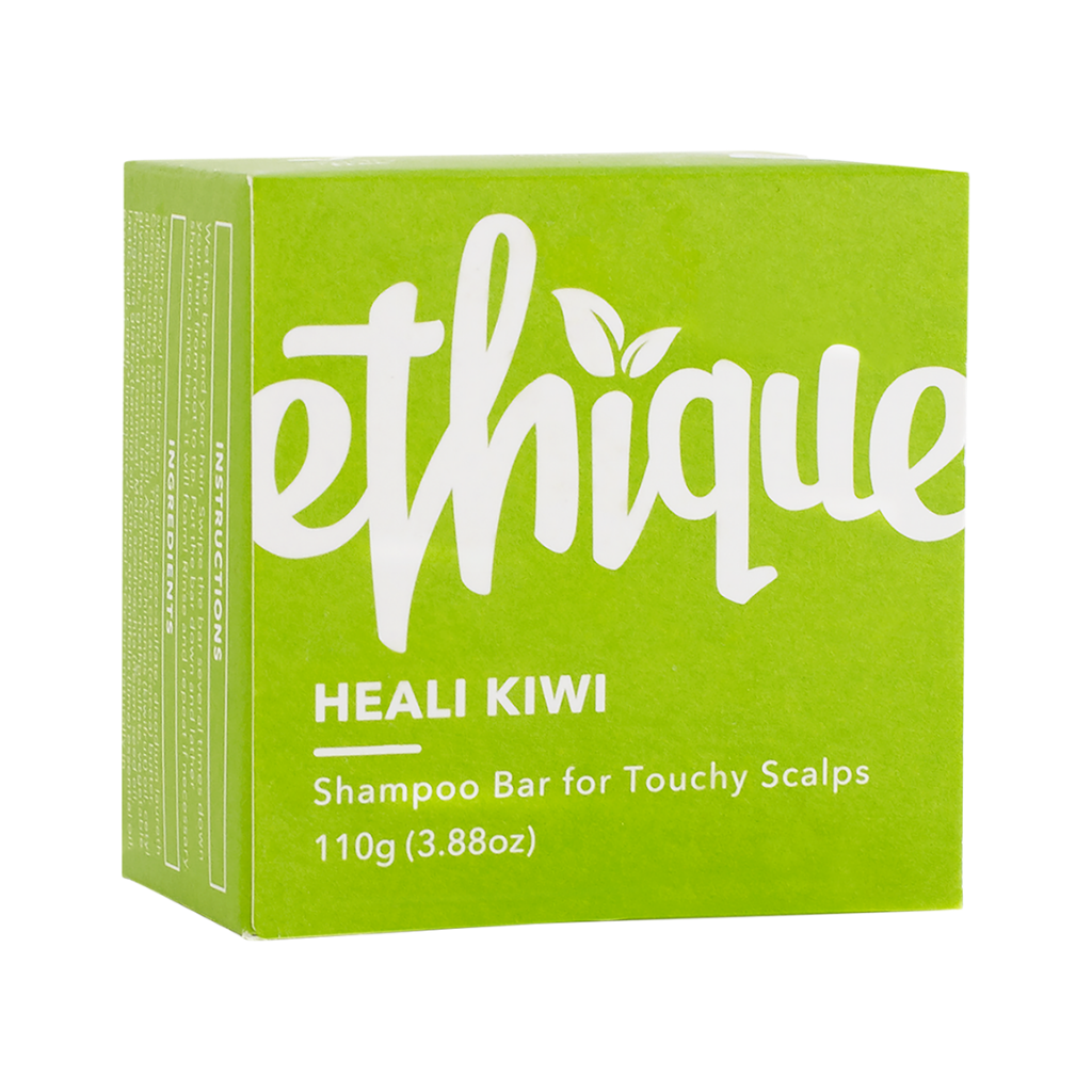 Ethique Calming Shampoo Bar for Dry Scalps: Heali Kiwi-The Living Co.