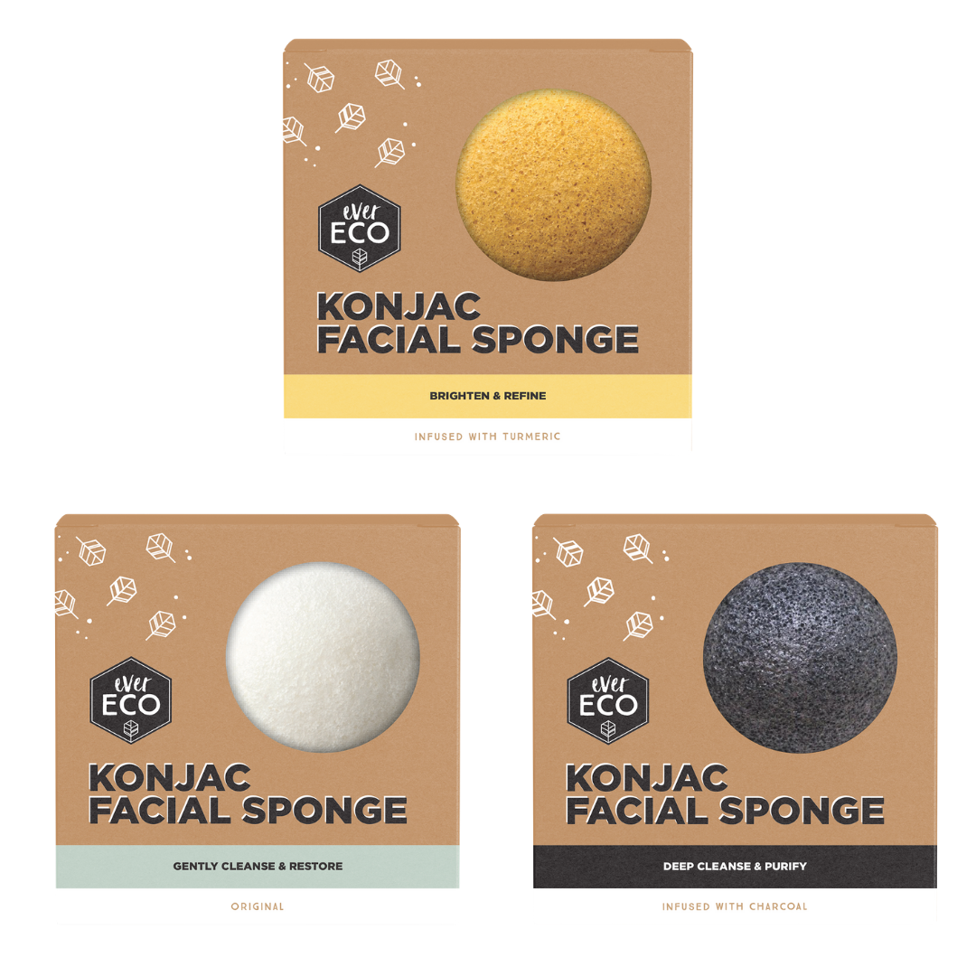 Ever Eco Konjac Facial Sponge-The Living Co.