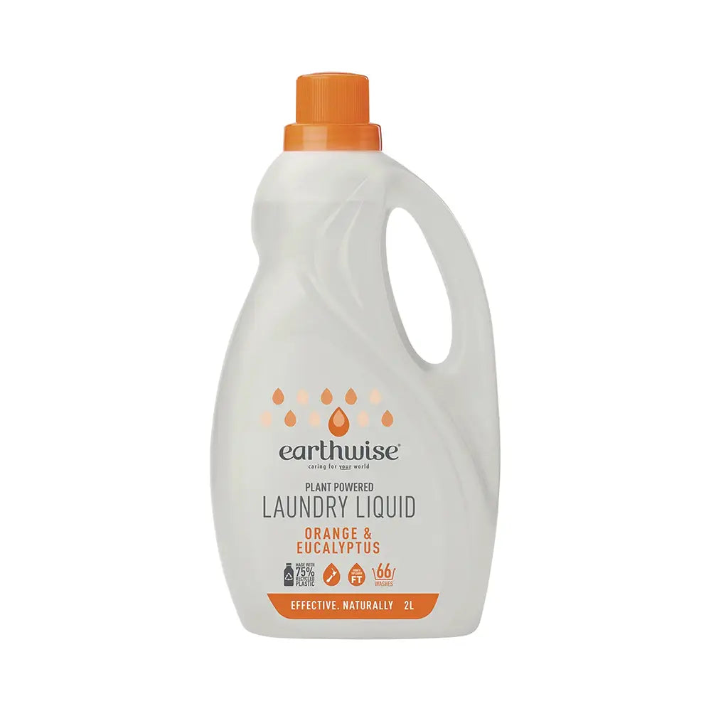 Earthwise Laundry Liquid Orange & Eucalyptus 2L-The Living Co.