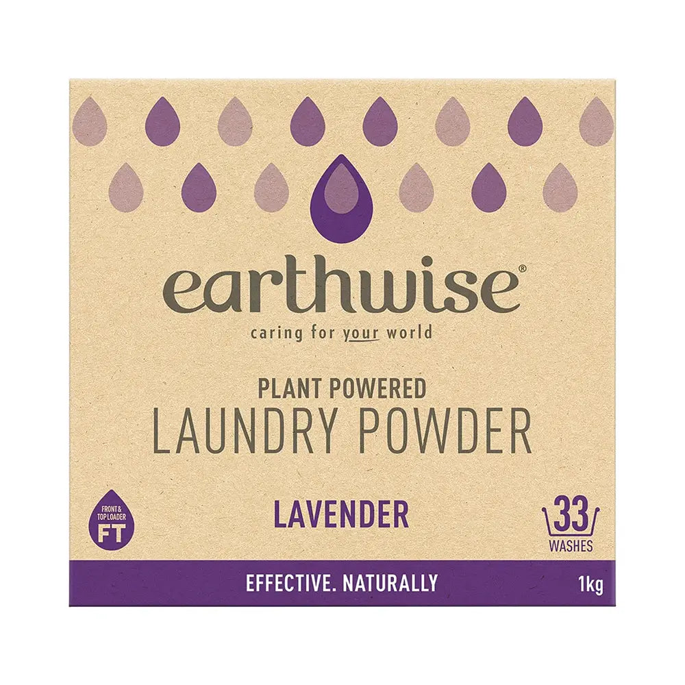 Earthwise Laundry Powder Lavender 1kg-The Living Co.