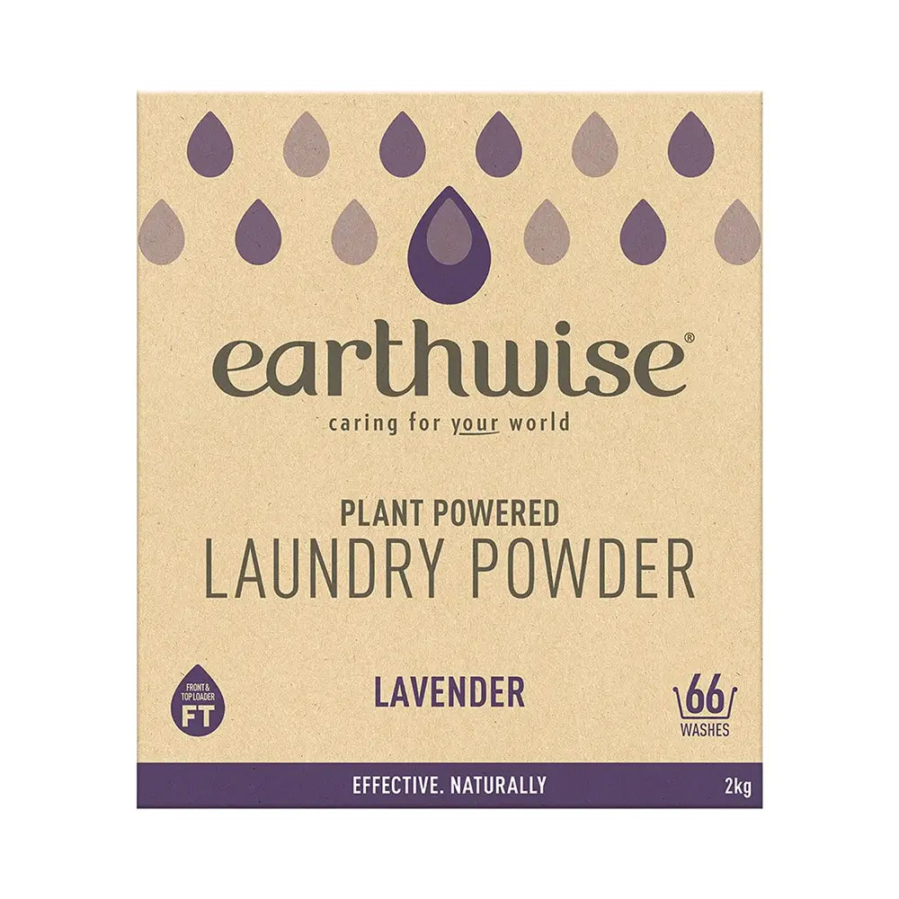 Earthwise Laundry Powder Lavender 2kg-The Living Co.