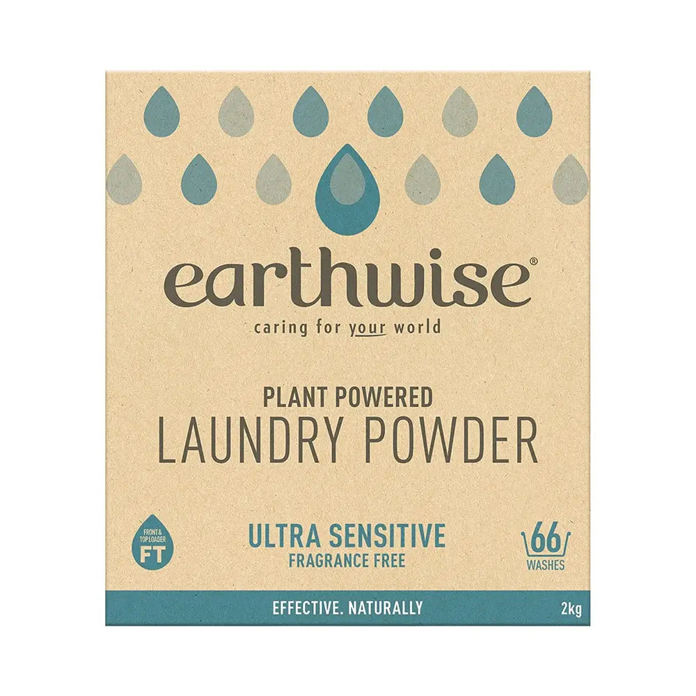 Earthwise Laundry Powder Ultra Sensitive 2kg-The Living Co.