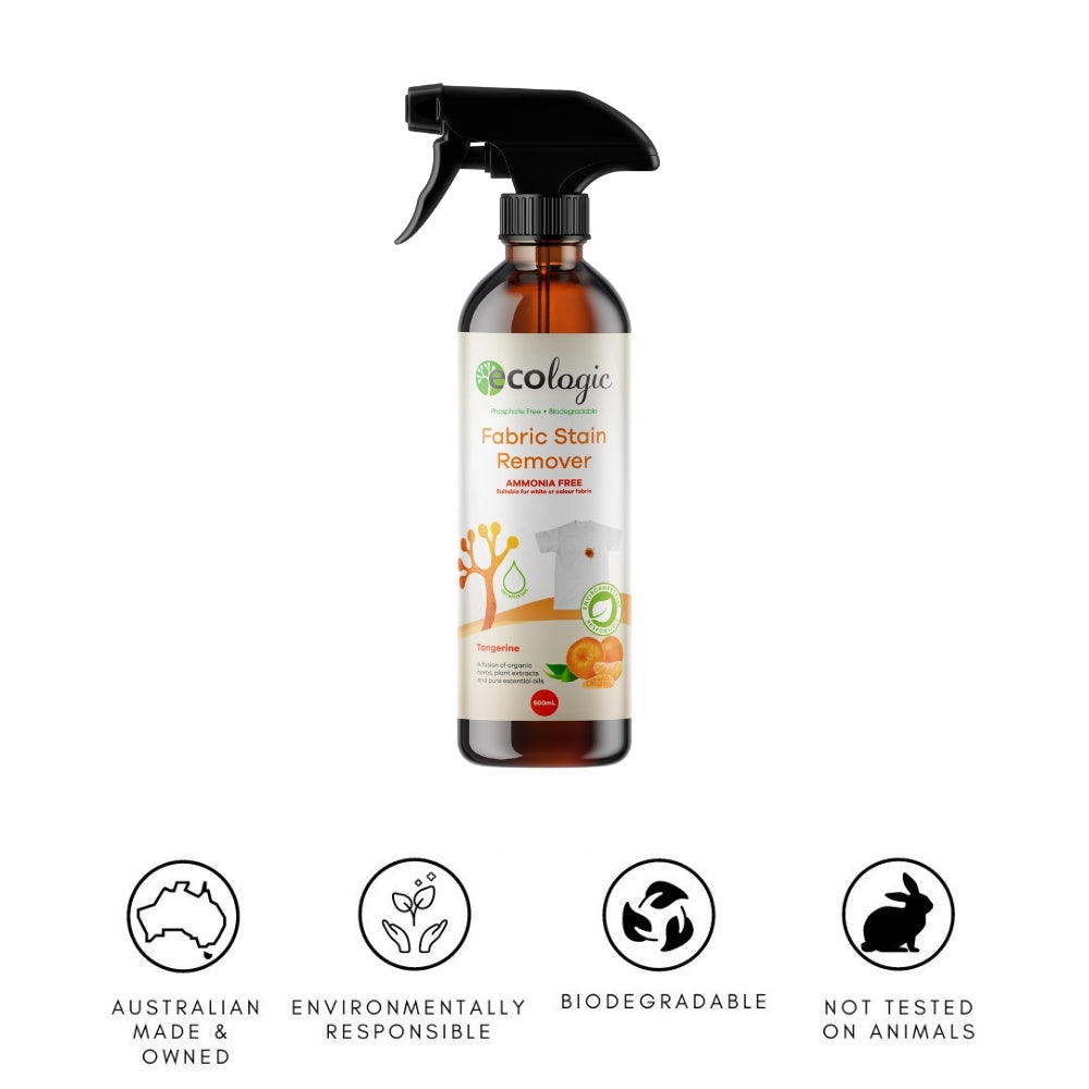 Ecologic Fabric Stain Remover Spray 500ml-The Living Co.