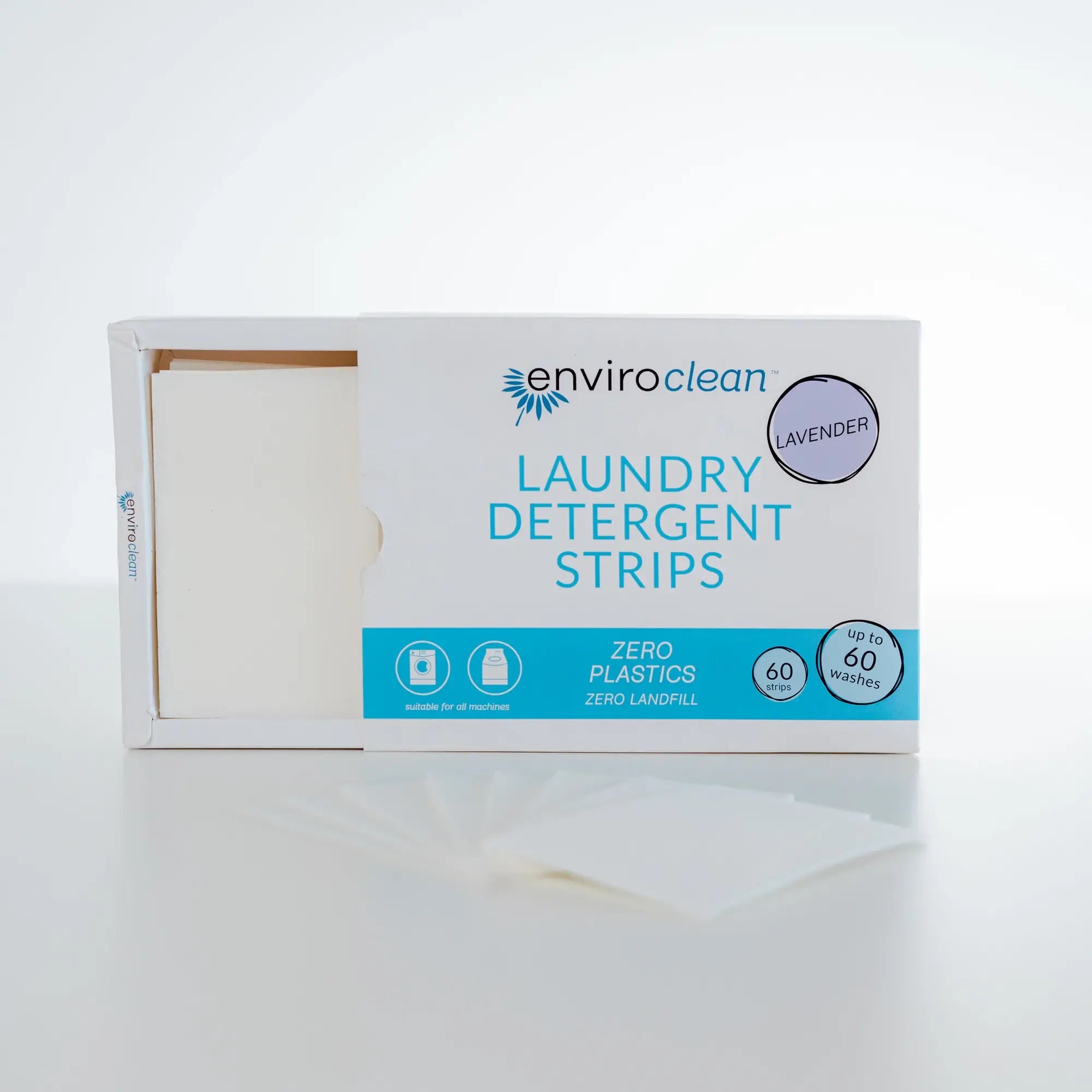 Enviroclean Laundry Detergent Strips - Lavender-The Living Co.