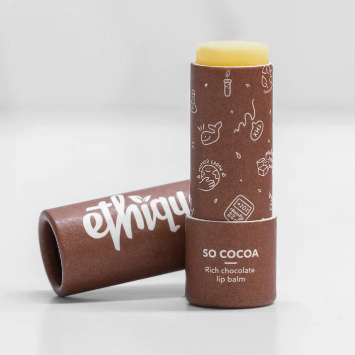Ethique Lip Balm So Cocoa - Chocolate 9g-The Living Co.