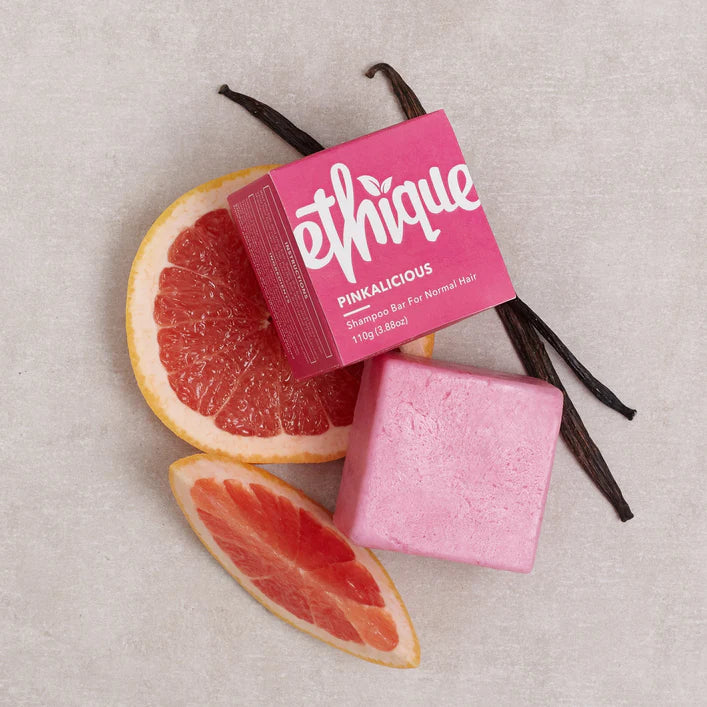 Ethique Solid Shampoo Bar Pinkalicious for Balanced hair (110g)-The Living Co.