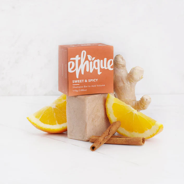 Ethique Solid Shampoo Bar Sweet & Spicy for Add oomph (110g)-The Living Co.