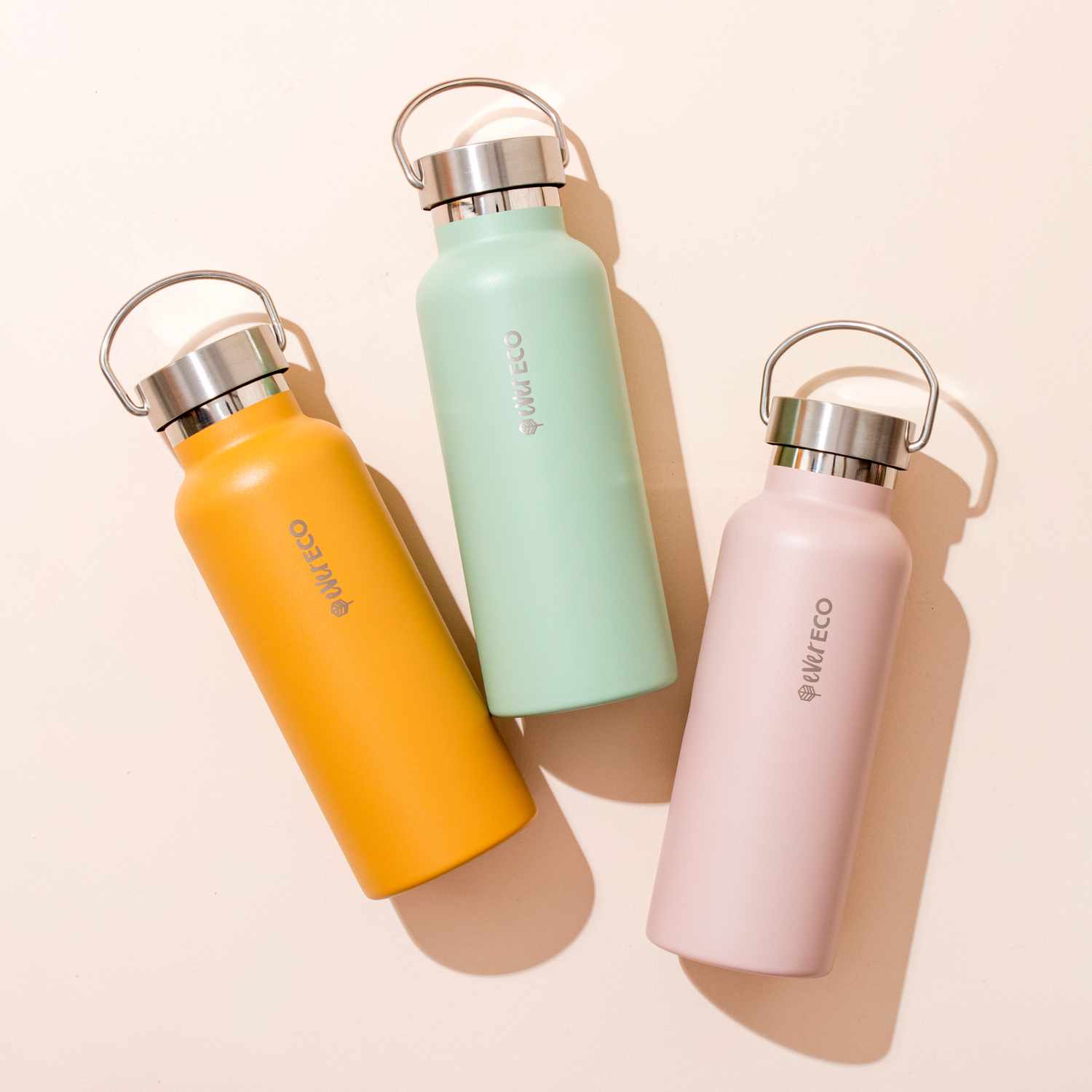 Ever Eco Insulated Stainless Steel Bottle 500mls-The Living Co.