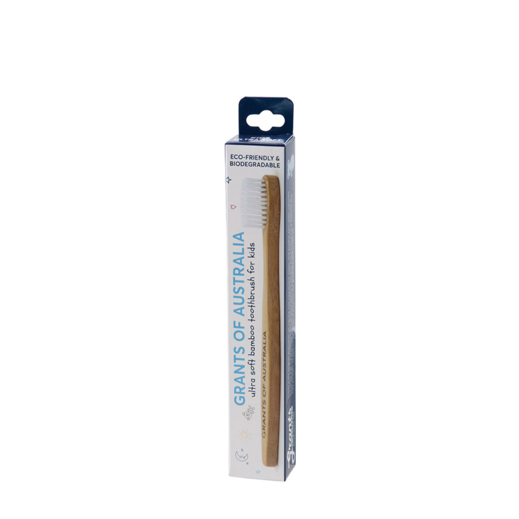 Grants Toothbrush Bamboo Kids Ultra Soft-The Living Co.