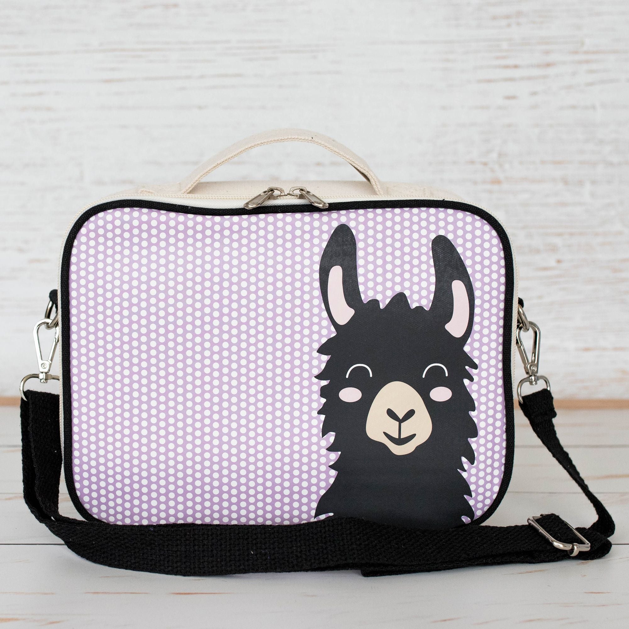 Green Essentials Organic Cotton Insulated Lunch Bag – Llama-The Living Co.