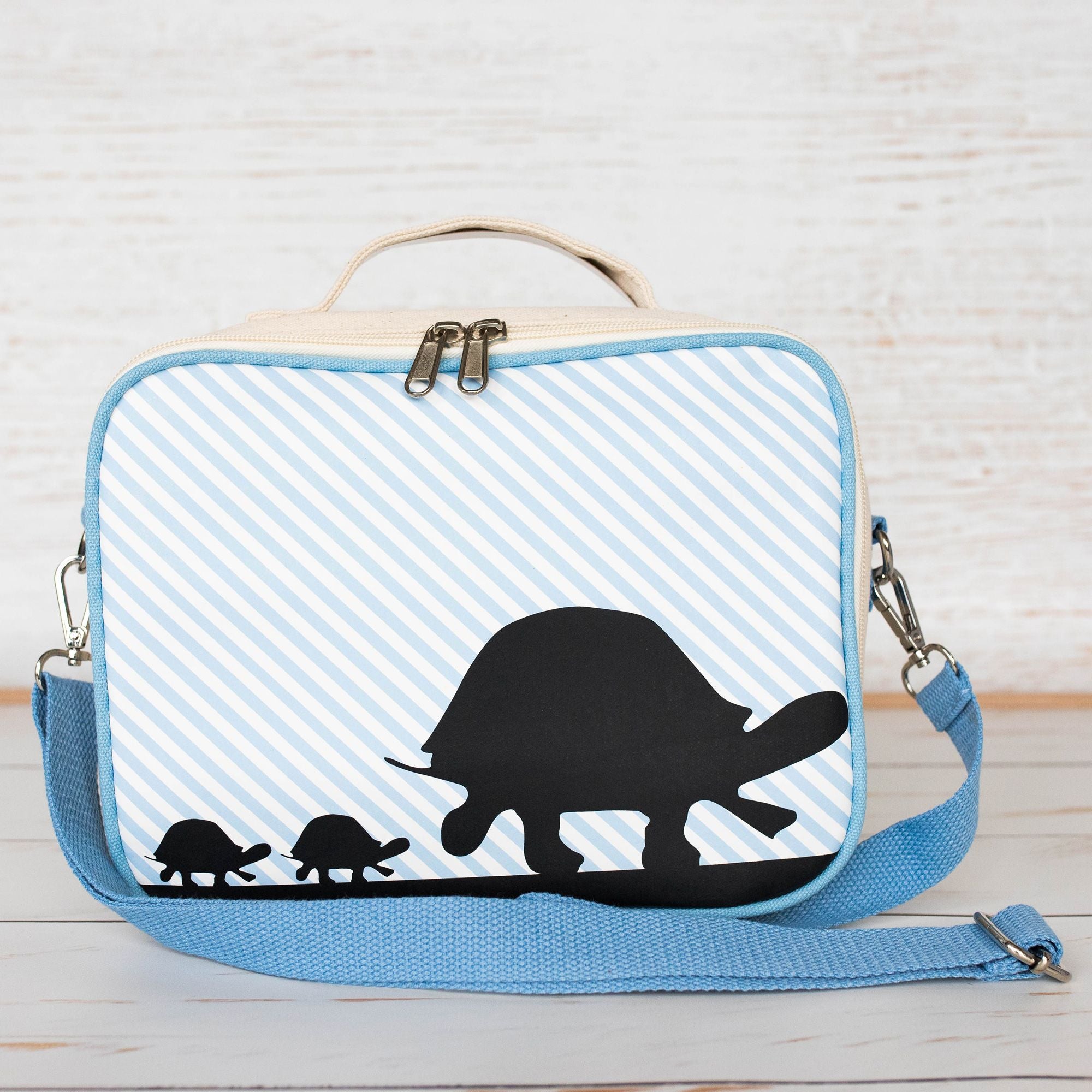 Green Essentials Organic Cotton Insulated Lunch Bag – Turtle-The Living Co.