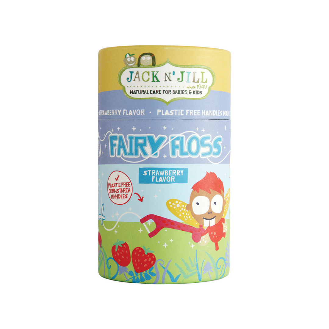 Jack n' Jill Fairy Floss Picks Strawberry x 30 Pack-The Living Co.