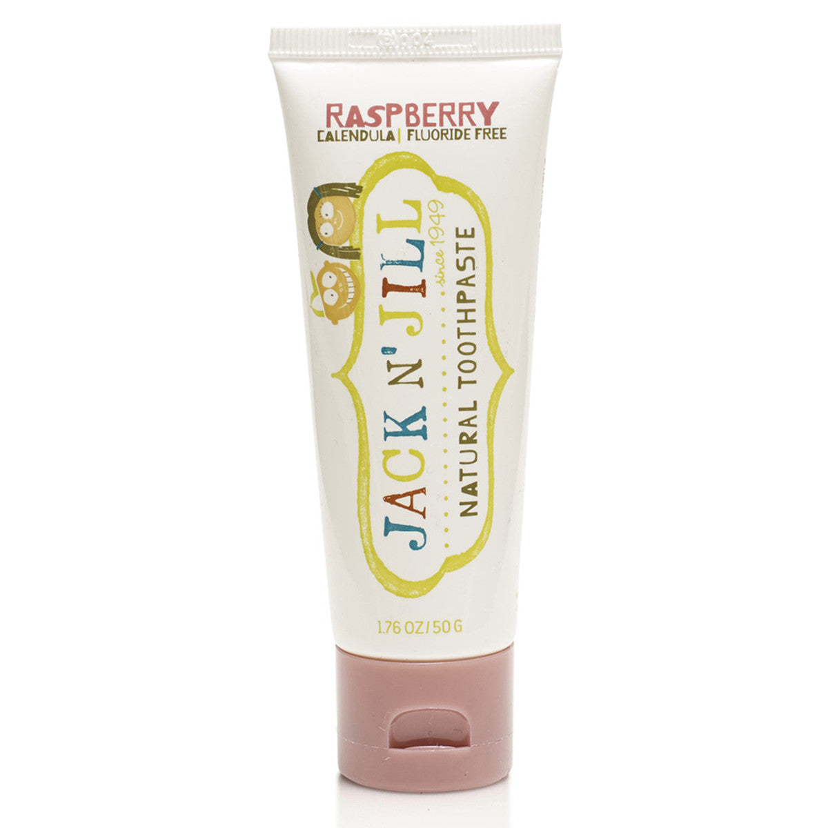 Jack n' Jill Toothpaste (Fluoride Free) Raspberry 50g-The Living Co.