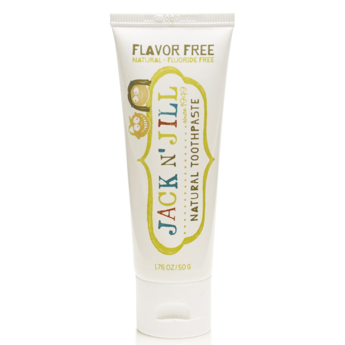 Jack n' Jill Toothpaste (Fluoride Free) Flavour Free 50g-The Living Co.