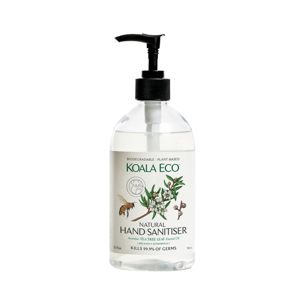 Koala Eco Natural Hand Sanitiser Tea Tree Leaf Essential Oil-The Living Co.