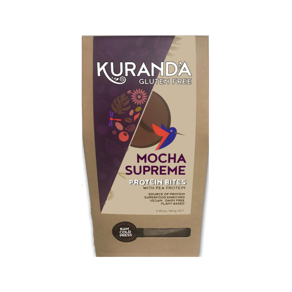 Kuranda Protein Bites Mocha Supreme 20g x 9 Pack-The Living Co.