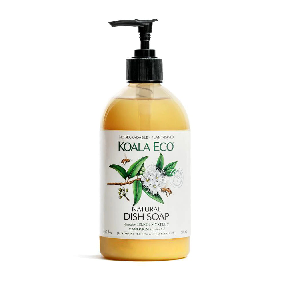 Koala Eco Dish Soap Lemon Myrtle & Mandarin-The Living Co.