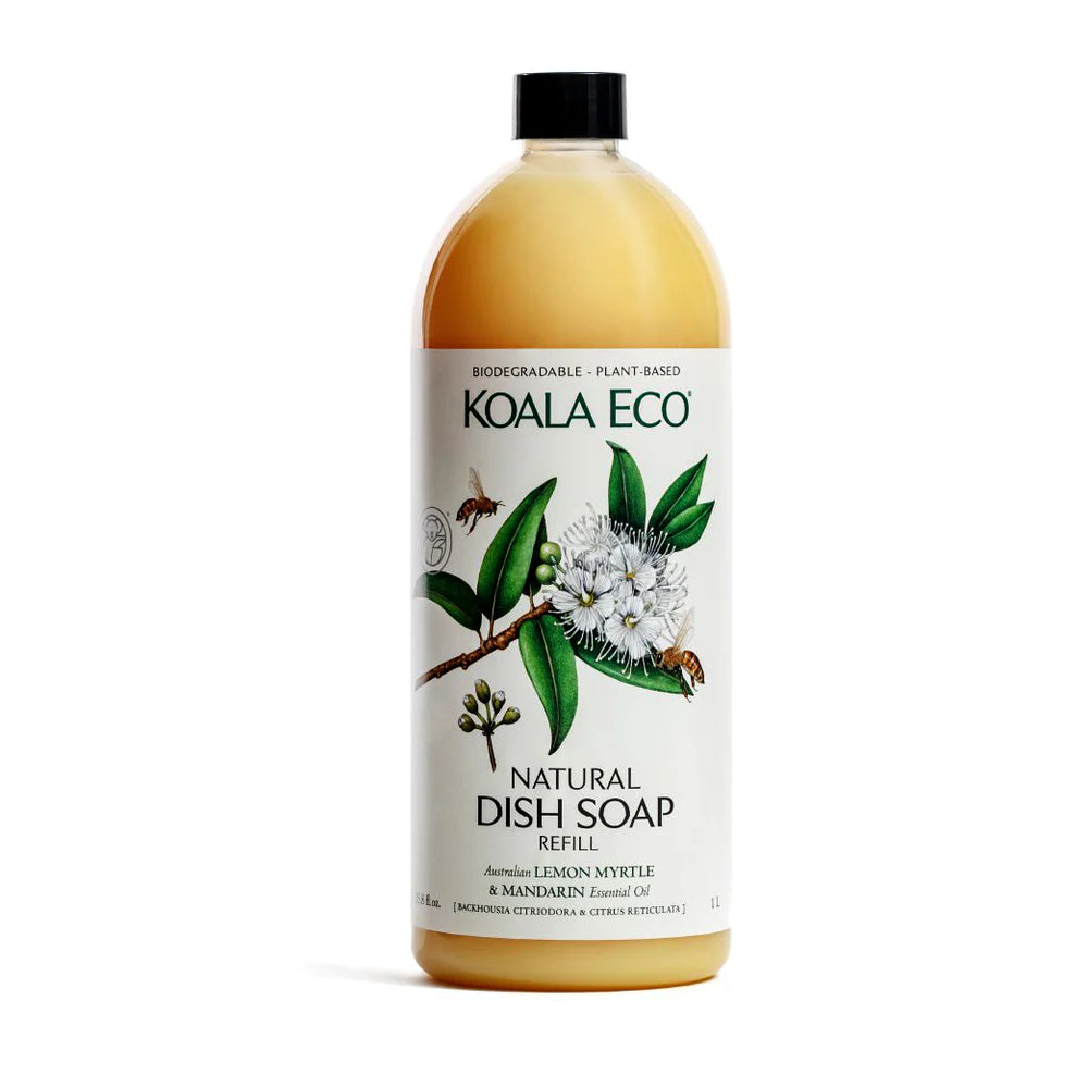 Koala Eco Dish Soap Lemon Myrtle & Mandarin-The Living Co.